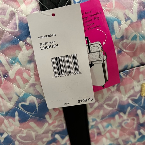 Betsey Johnson Weekender bag. Brand new with tags! - Picture 10 of 17